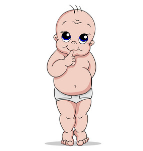 婴儿的尿布照片