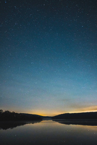 乡村景观夜空