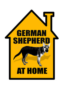 德国牧羊犬标志