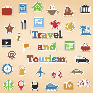 旅游和旅游图标