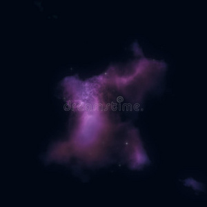 太空中的紫云