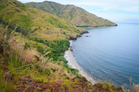 热带山脉和海湾