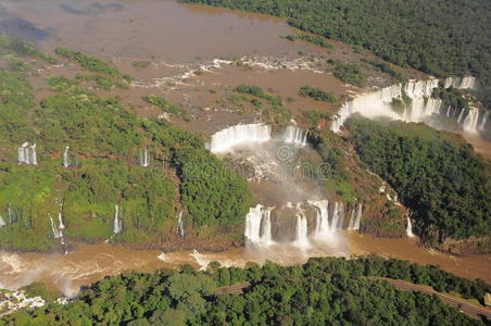 伊瓜苏瀑布。