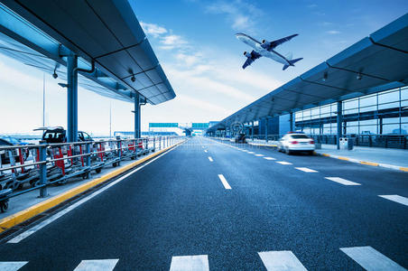 上海浦东机场路图片