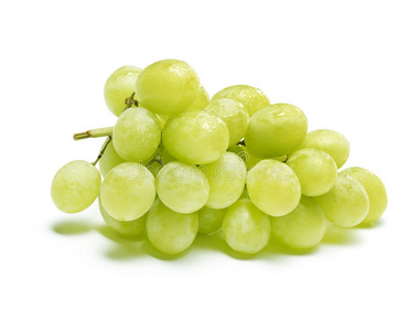 男人吃白葡萄图片