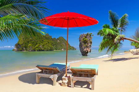 泰国热带海滩风光