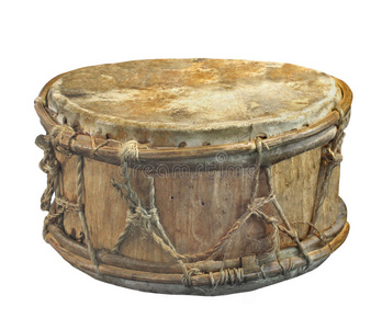 古美洲印第安鼓照片