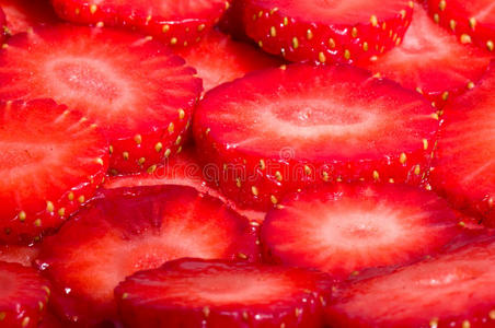 红鲜草莓背景