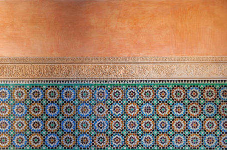 摩洛哥复古瓷砖背景