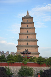 西安大雁塔佛教历史建筑