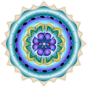 曼陀罗曼陀罗抽象蓝色图案,曼陀罗曼陀罗花亮蓝色复杂的曼陀罗曼陀罗