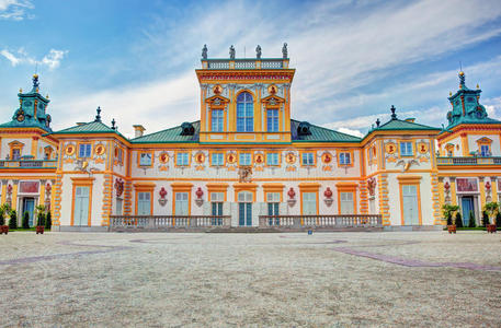 波兰华沙的威拉诺宫
