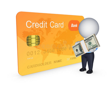 信用卡概念。