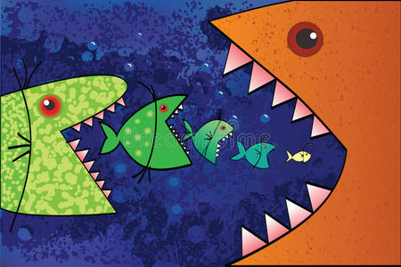 大鱼吃小鱼图片