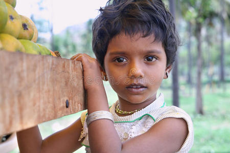印度小女孩