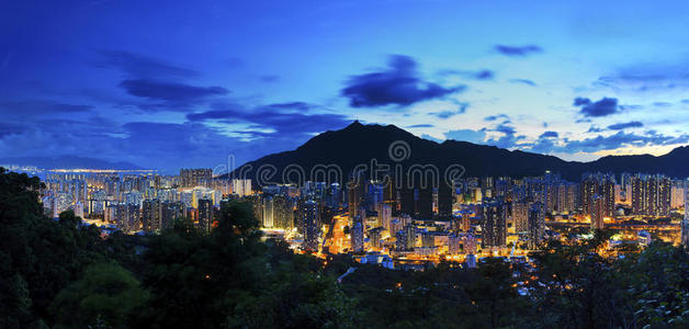 香港城市夜景