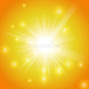 抽象魔幻黄光背景照片