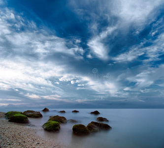 海洋晨曦景观