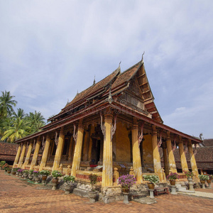 老挝万象佛教寺院