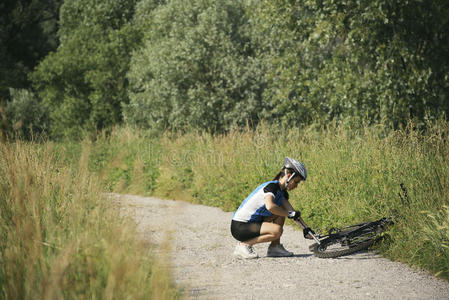 女子山地自行车及公园自行车训练