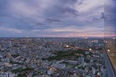 城市景观俯视图