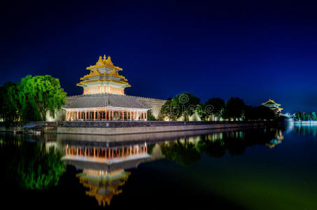 北京紫禁城的塔楼