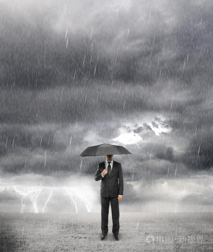 暴风雨中的商人