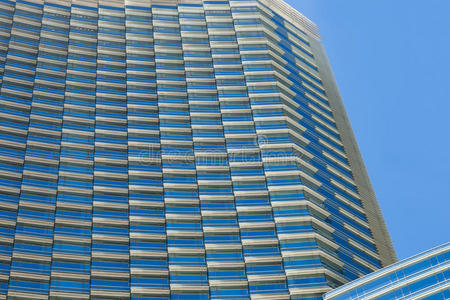蓝色现代办公楼