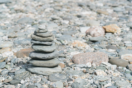自然的平衡栈石头, 自然抽象背景