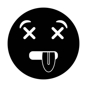 死了的表情滑稽象形图照片