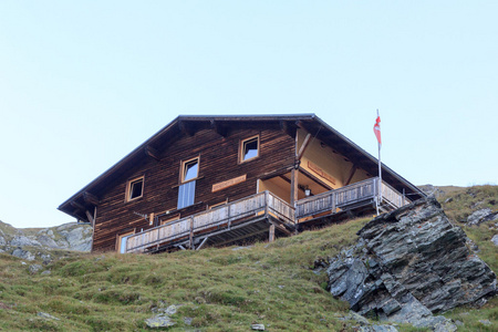 Eisseehutte 在奥地利陶恩山阿尔卑斯高山小屋