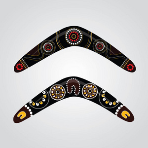 红色飞旋镖图片