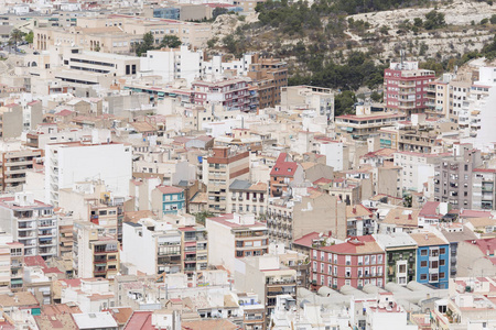 在西班牙阿利坎特市的视图