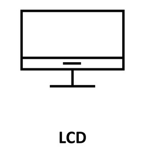 Led 隔离线矢量图标可编辑