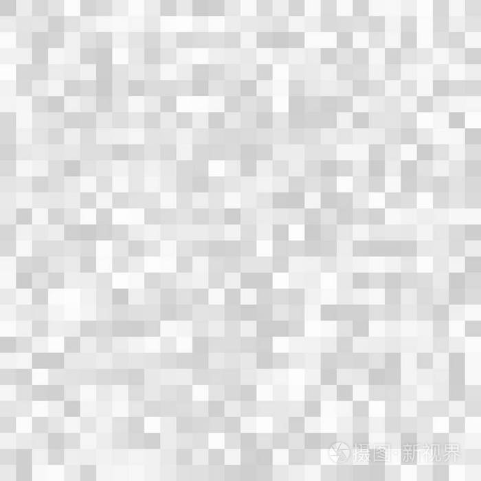 灰色正方形的中性抽象背景一个点缀无缝图案马赛克矢量插图