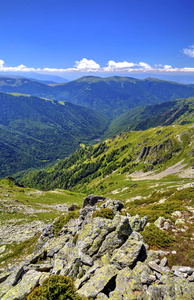 美丽的风景在高山