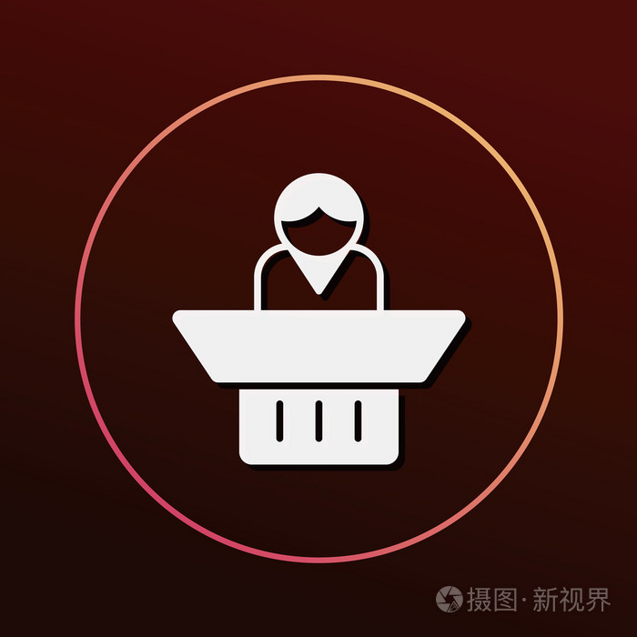 法官图标矢量图