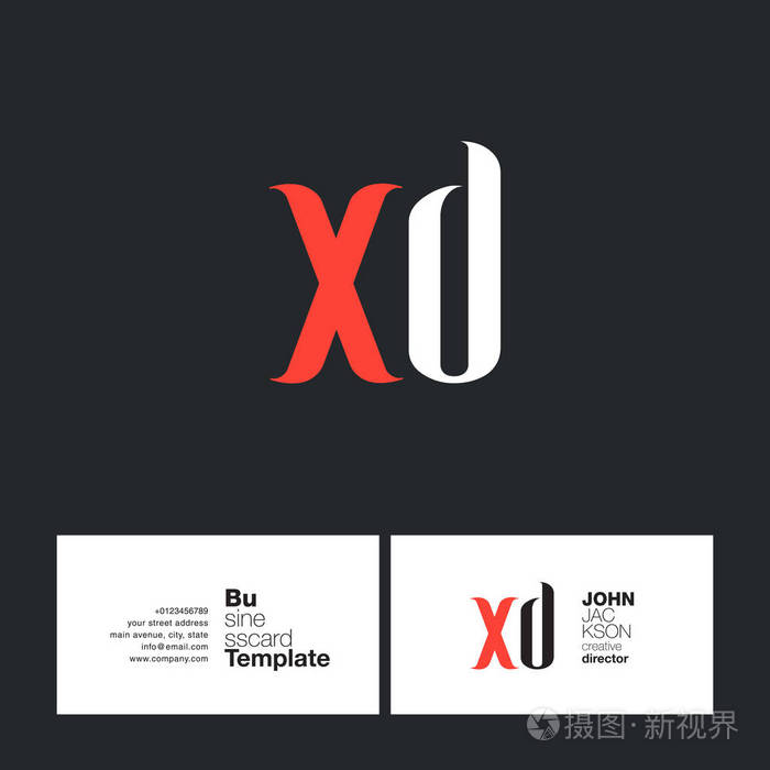 xd联合字母徽标