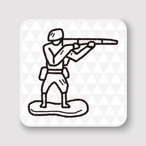 士兵的涂鸦图片