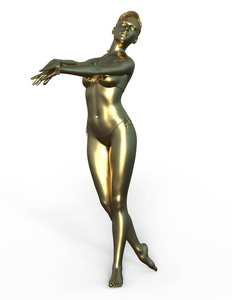 女性雕塑女性 sculpture3d Cg 渲染