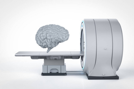 用 mri 扫描仪绘制人脑照片