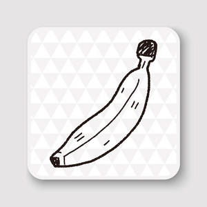 香蕉涂鸦矢量图