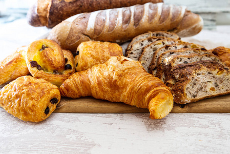 烘焙法式面包的种类照片