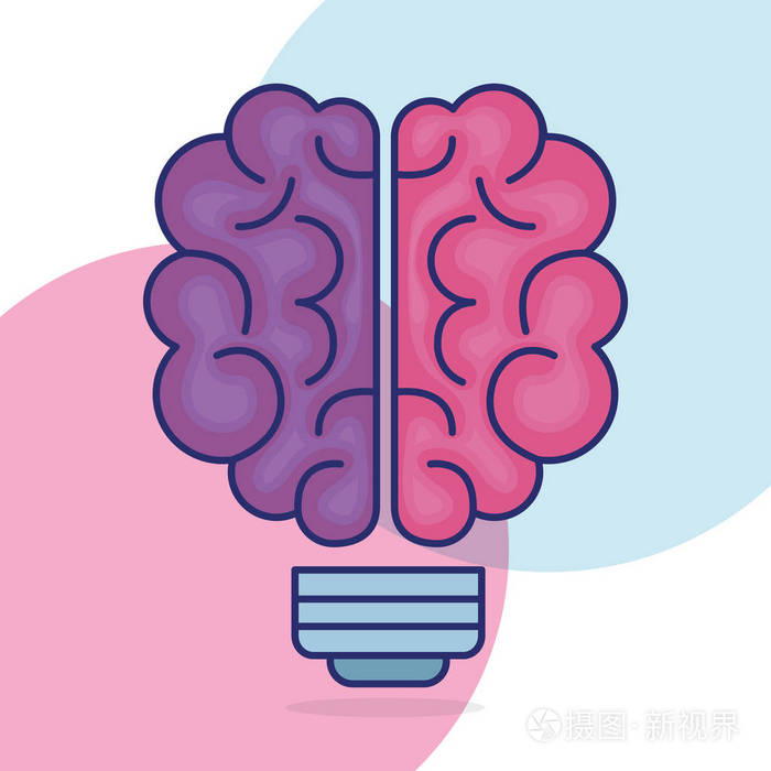 灯泡和大脑的创造性想法