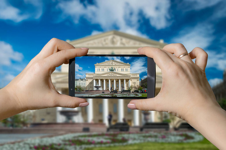 拍摄智能手机图片