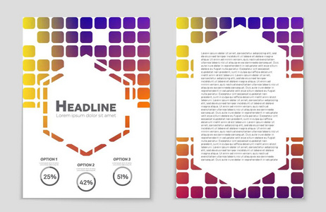 抽象矢量布局背景集。艺术模板设计 列表 页面 样机宣传册主题样式 横幅 想法 封面 小册子 打印 传单，书，空