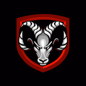 比格霍恩goat head symbol&nbsp;,billy goat logo&nbsp;照片