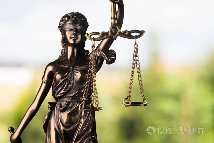 雕像的正义,法律概念,temida-忒弥斯