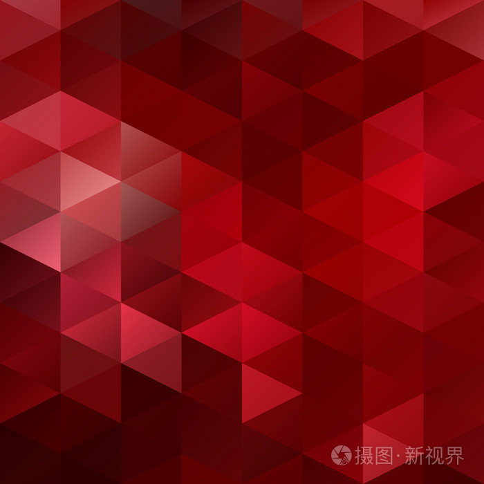 红色网格马赛克背景,创意设计模板