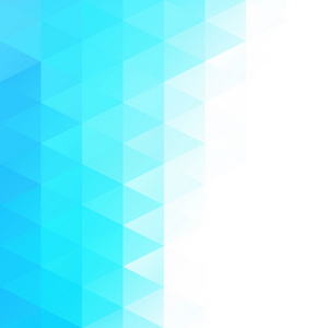 蓝色的网格马赛克背景 创意设计模板